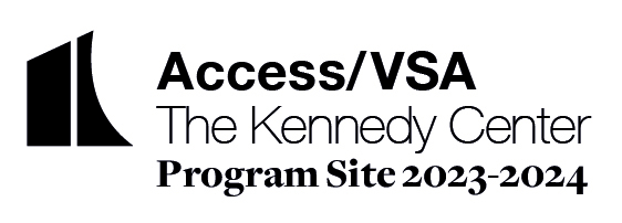 Black text on a white background "Access/VSA The Kennedy Center Program Site 2023-2024